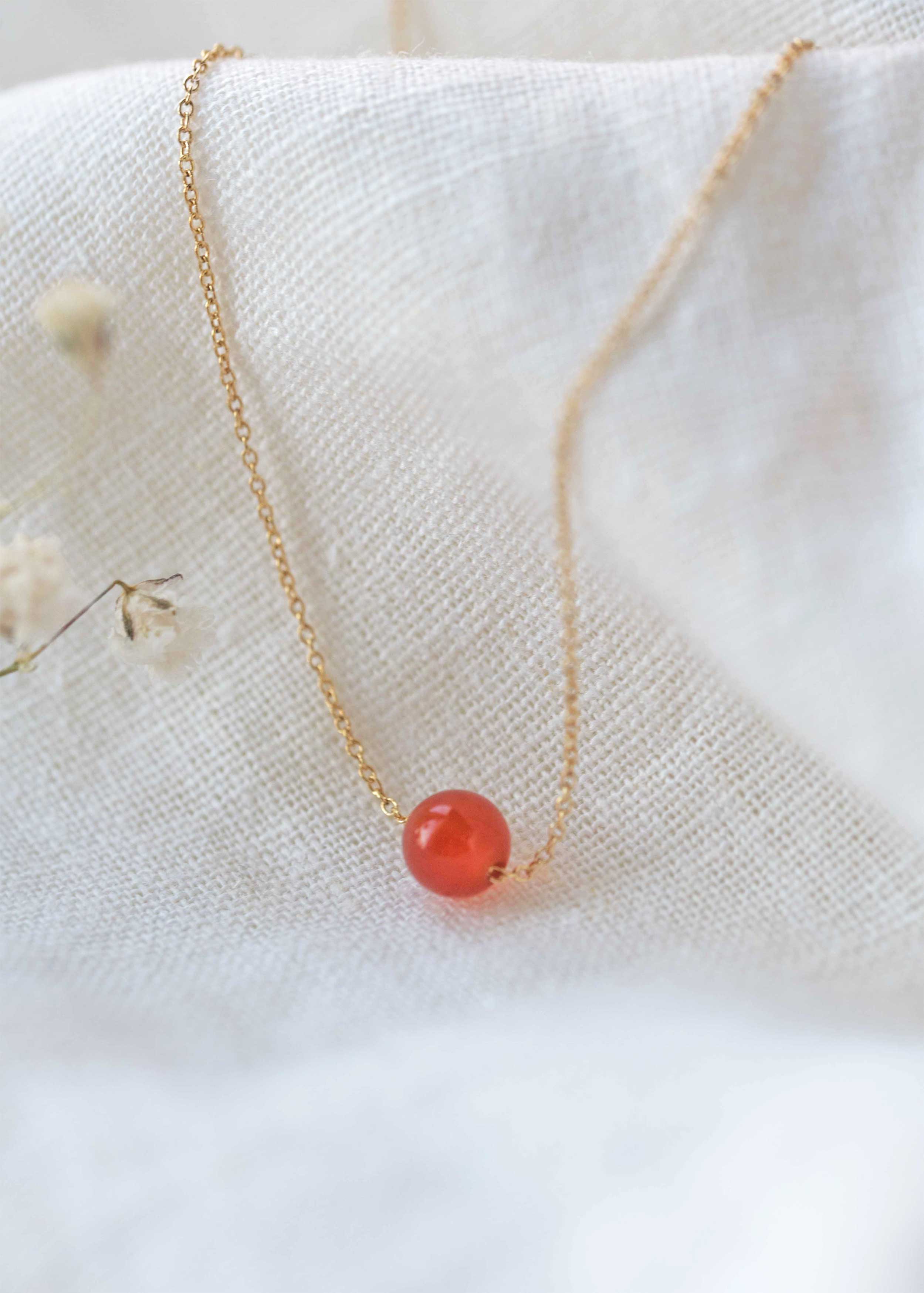Wire Wrapped Red Carnelian Crystal Necklace – MindfulSouls